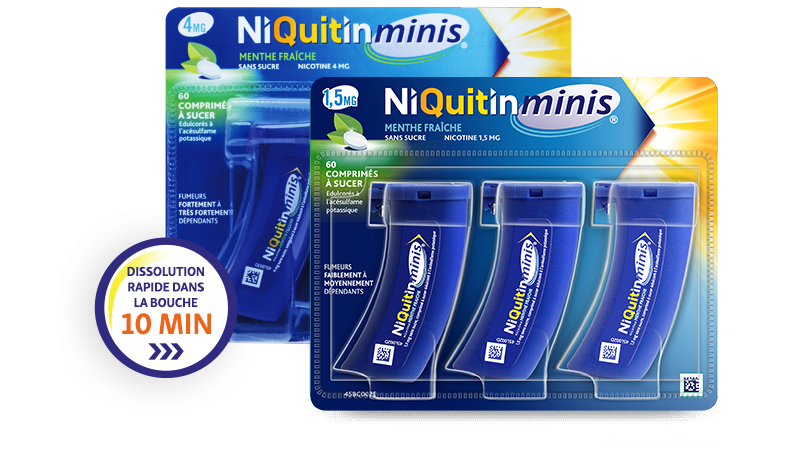 Comprimés NiQuitin® Minis